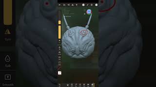 sculpting some crab guy with nomadsculpt on s23ultra