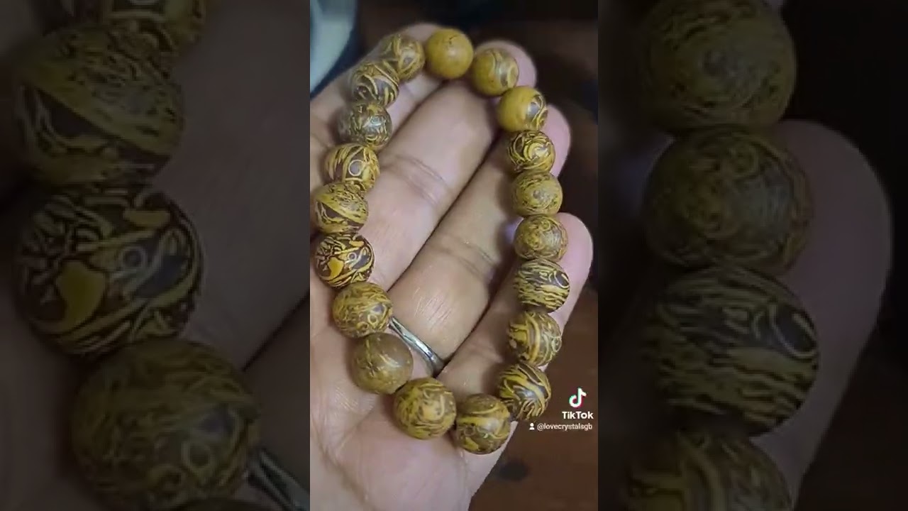 Elephant skin jasper Bracelet,Helps to overcome loneliness,