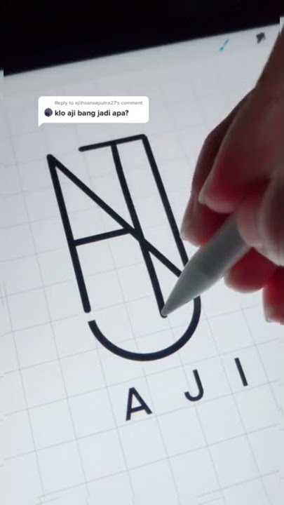 AJI || Desain Logo Nama Keren 2021