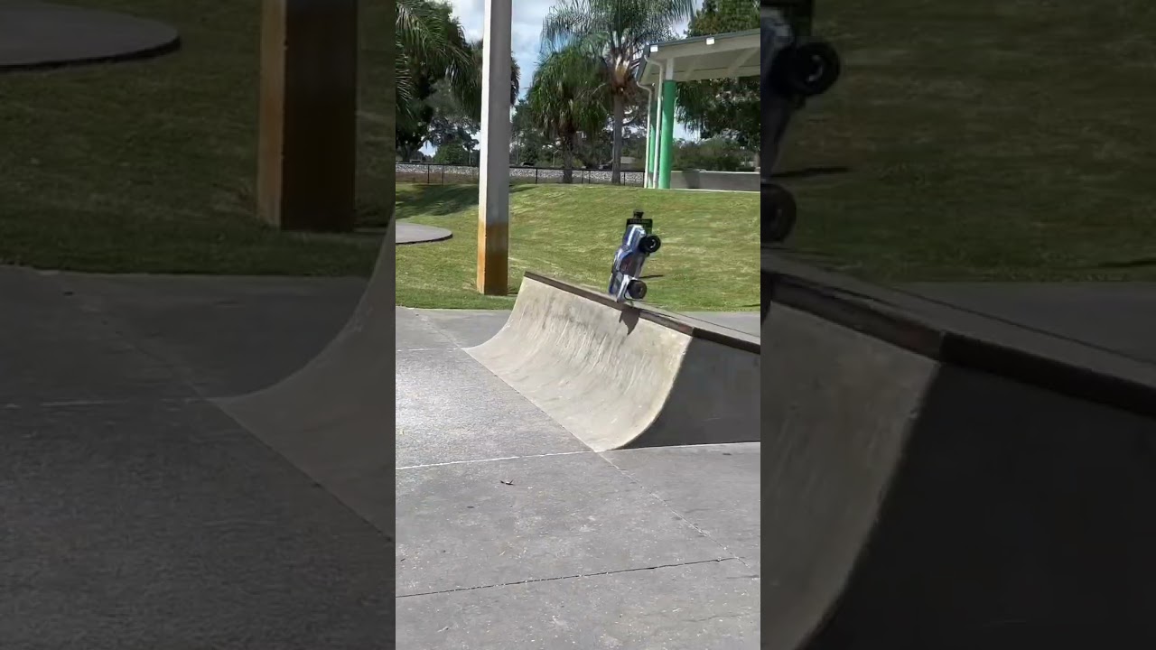 Redcat blackout sc short course truck brushless on a dead 2s Lipo.