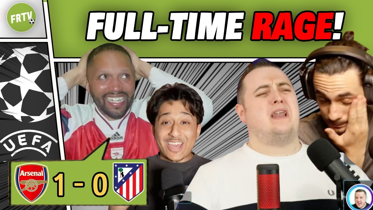 ARSENAL Fans & Haters Full Time Rage | ARSENAL 1 0 ATLETICO MADRID ...