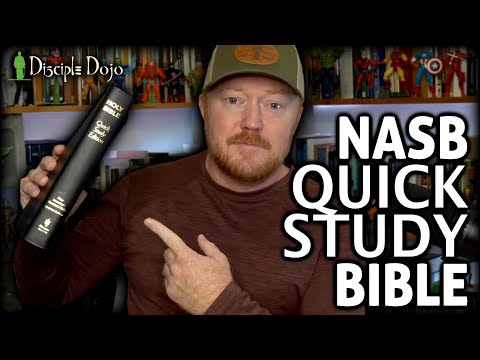 A viewer sent me the NASB Quick Study Bible to review