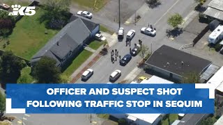 BREAKING: Officer and suspect shot following traffic stop in Sequim