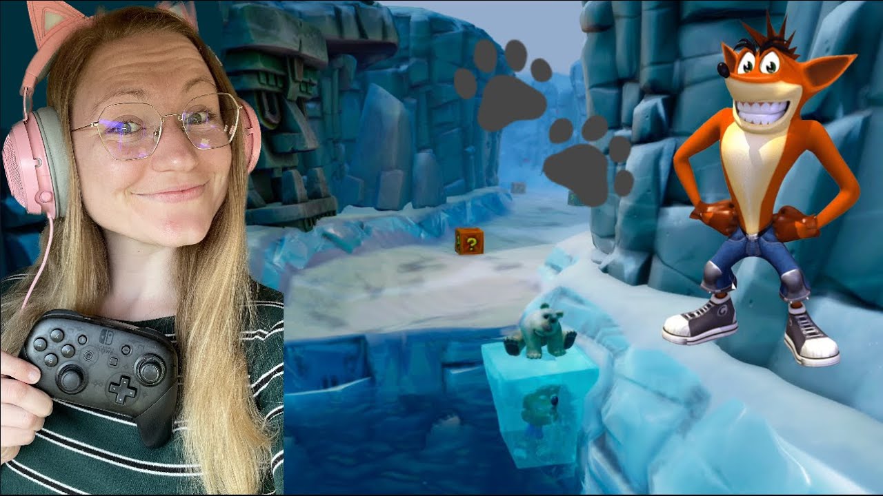 Polar bear ride 🐻 ️ Crash Bandicoot NSane Trilogy YouTube