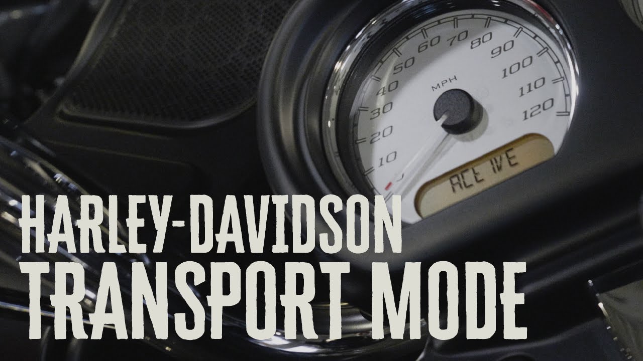 Transport Mode - How To Put Your Harley-Davidson In Transport Mode