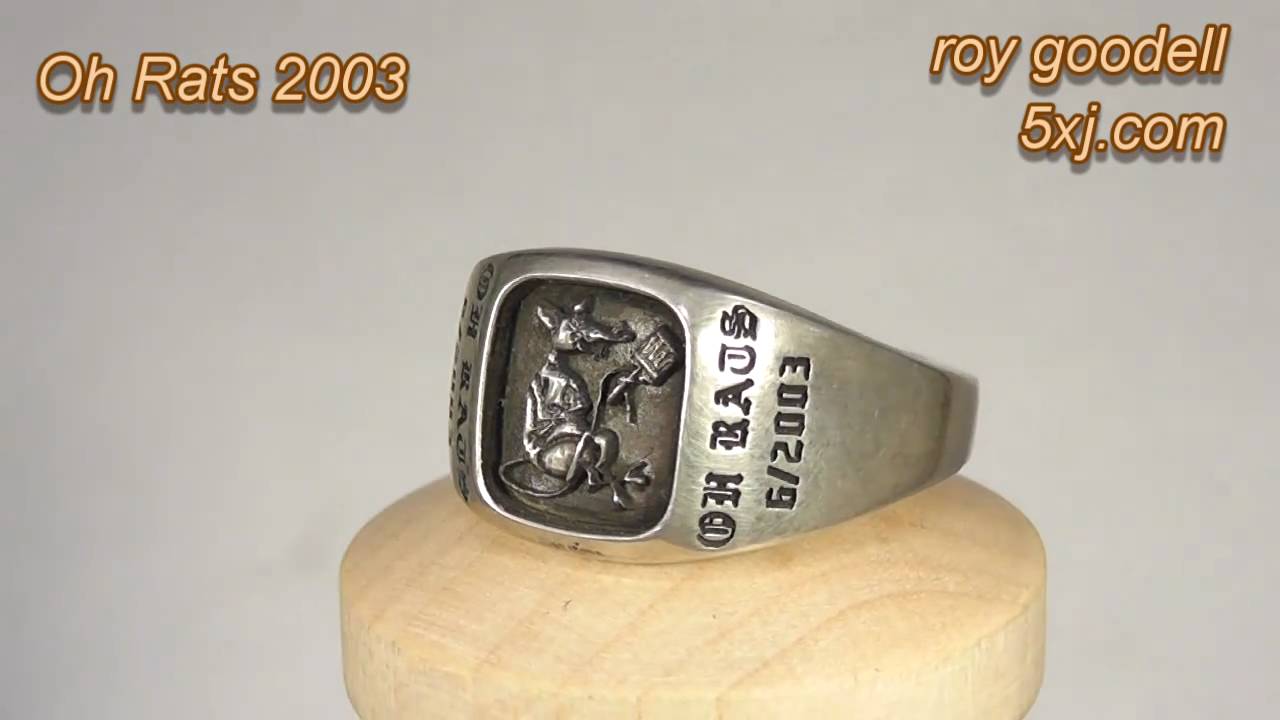 Oh Rats Signet Ring - YouTube