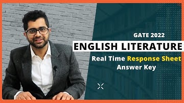 GATE 2022 English Literature Response Sheet And Results Update