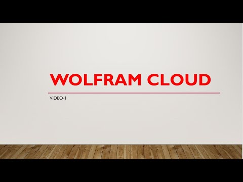 Wolfram Cloud (Basic Features and Commands)