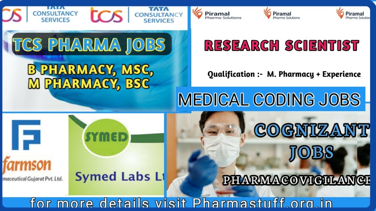 pharma-jobs-for-fresher-and-experienced-tcs-cognizant-pharmacovigilance-honour-labs-symed