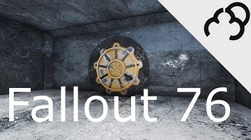 Fallout 76 - Modelling the Vault in Blender - Substance - Unreal Engine