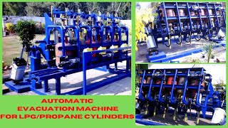 Evacuation Machine ! LPG Cylinder Evacuation Machine ! How To Empty LPG Defective Cylinders !