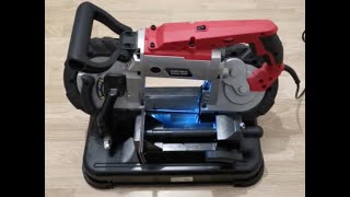 Vida XL Portable band saw unboxing