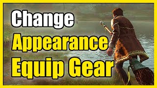 How to Change Appearance & Equip Collected Gear in Hogwarts Legacy (Fast Tutorial)