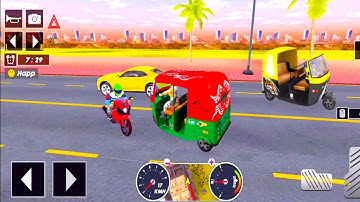 Tuk Tuk auto rickshaw driver 3D game - 312 auto rickshaw driving game - Android iOS Gameplay
