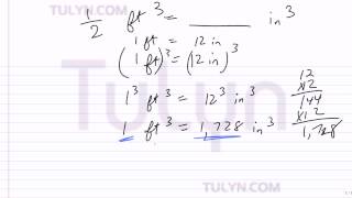converting from cubic feet to cubic inches 2