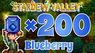 Can I get 200 Blueberry Seeds in Stardew Valley Year 1 Summer? #3