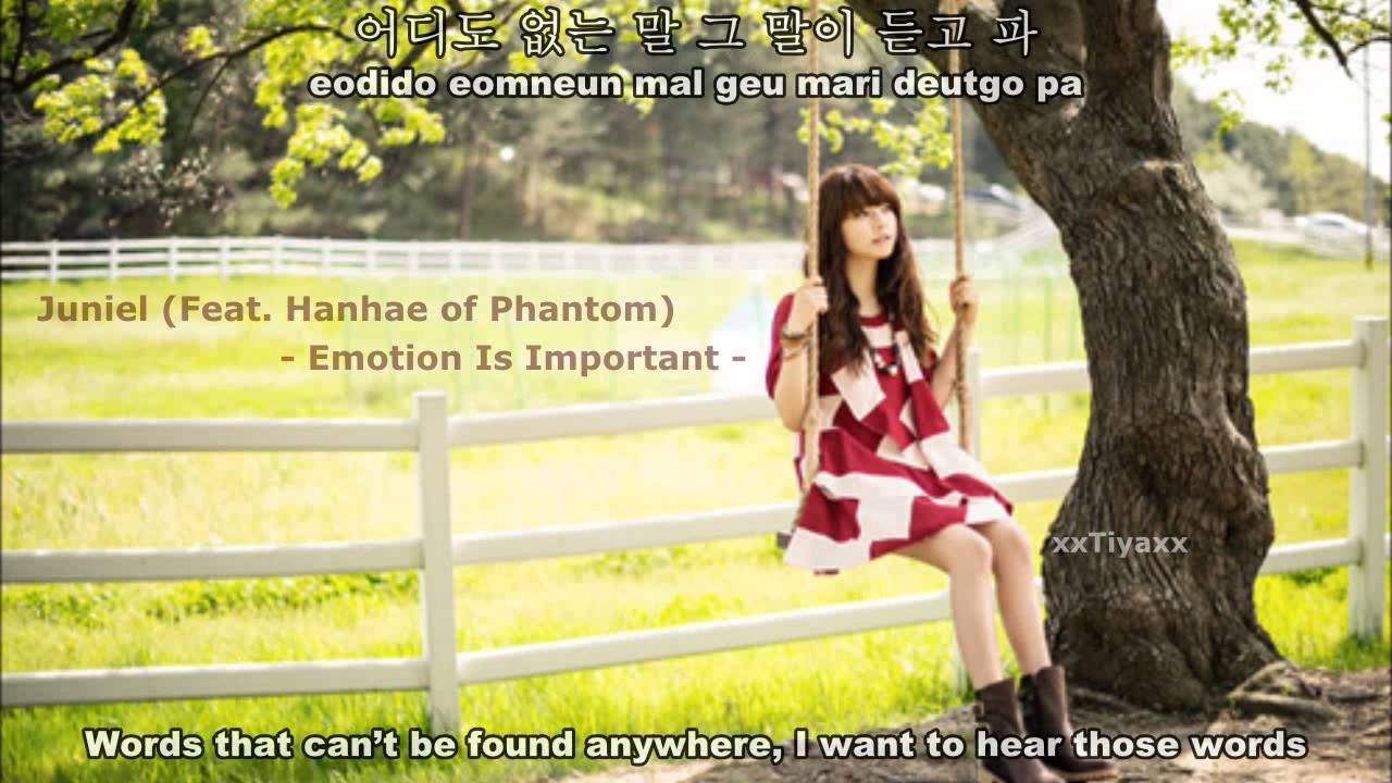JUNIEL - Emotion Is Important (feat. Hanhae of Phantom) [English subs+Romanization+Hangul] - YouTube