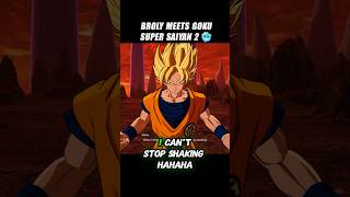 Broly Meets Goku Super Saiyan 2 Lol