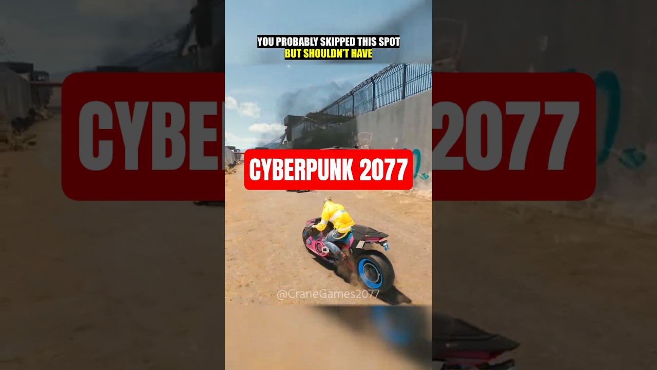 If You Rush, You'll Miss This Secret #cyberpunk2077 #shorts - YouTube