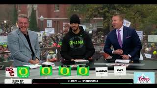 Marcus Mariota And College Gameday Week 13 Oregon Vs Usc Picks