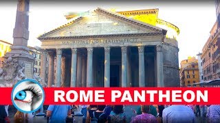 The Pantheon Rome Italy - Short Tour Travel Guide 4K
