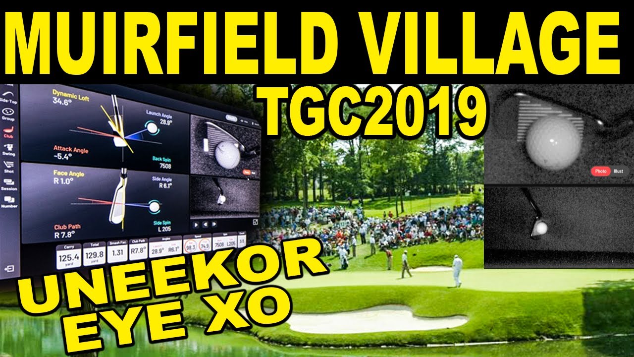 UNEEKOR EYE XO Golf Simulator LIVE Playing TGC 2019 at Muirfield