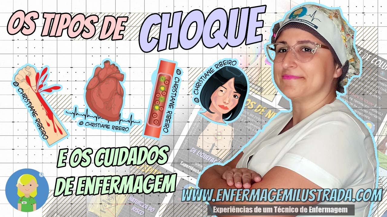 Os tipos de CHOQUE e os CUIDADOS DE ENFERMAGEM YouTube