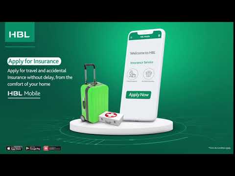 HBL Mobile Features: Apply For Insurance - YouTube