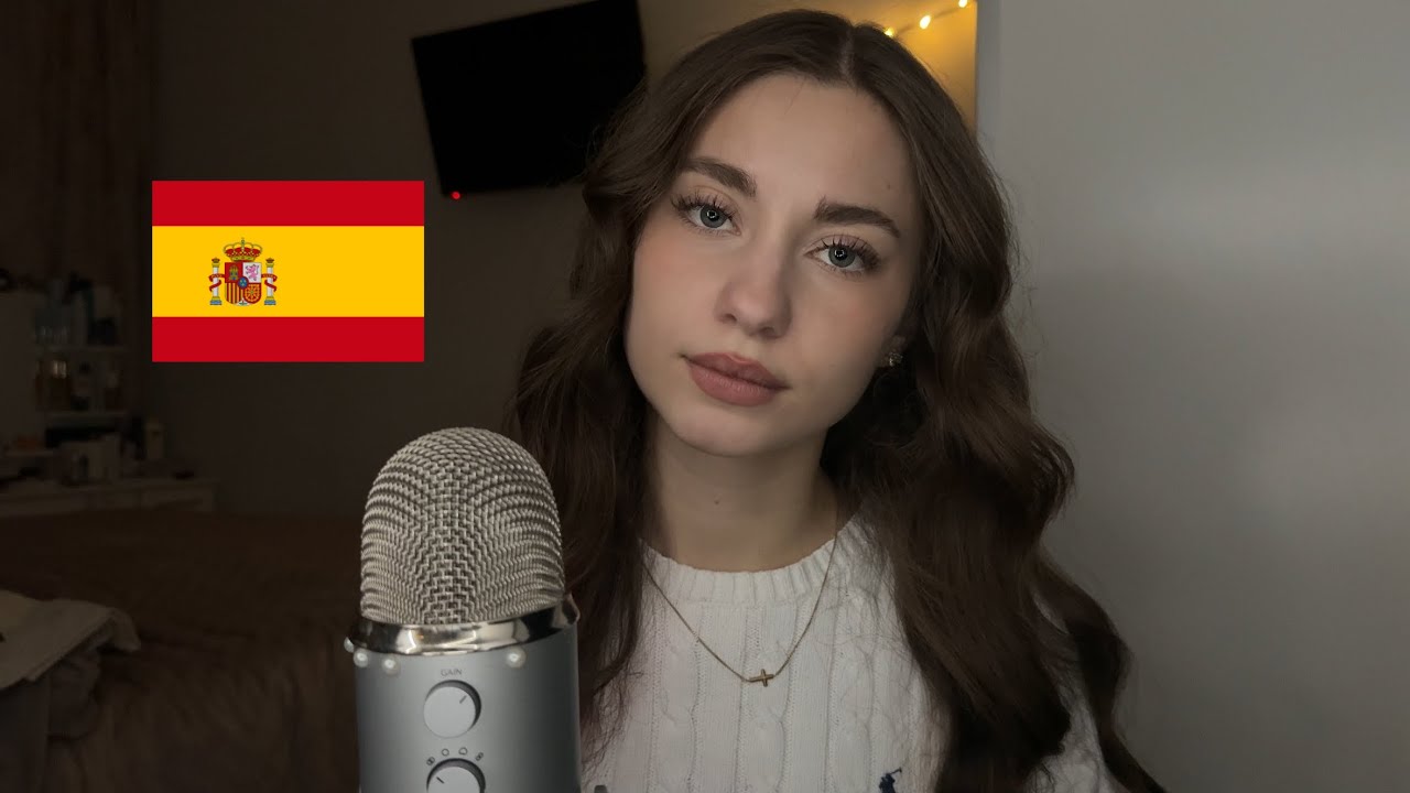 ASMR Learn Spanish With Me 🇪🇸 (very chaotic)