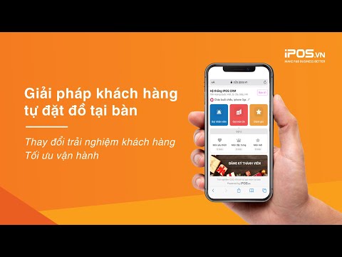 Video iPOS O2O: Giải pháp khách hàng tự đặt đồ tại bàn - youtube