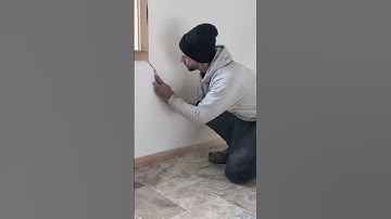 fixing a drywall crack #diy #homeimprovement #drywall