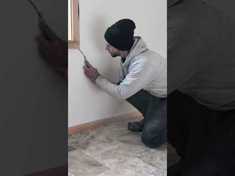 fixing a drywall crack #diy #homeimprovement #drywall thumbnail