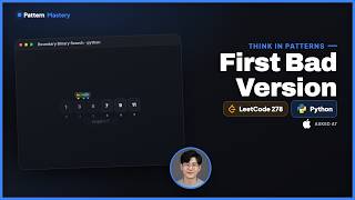 First Bad Version - LeetCode 278 | Boundary Binary Search (Python)