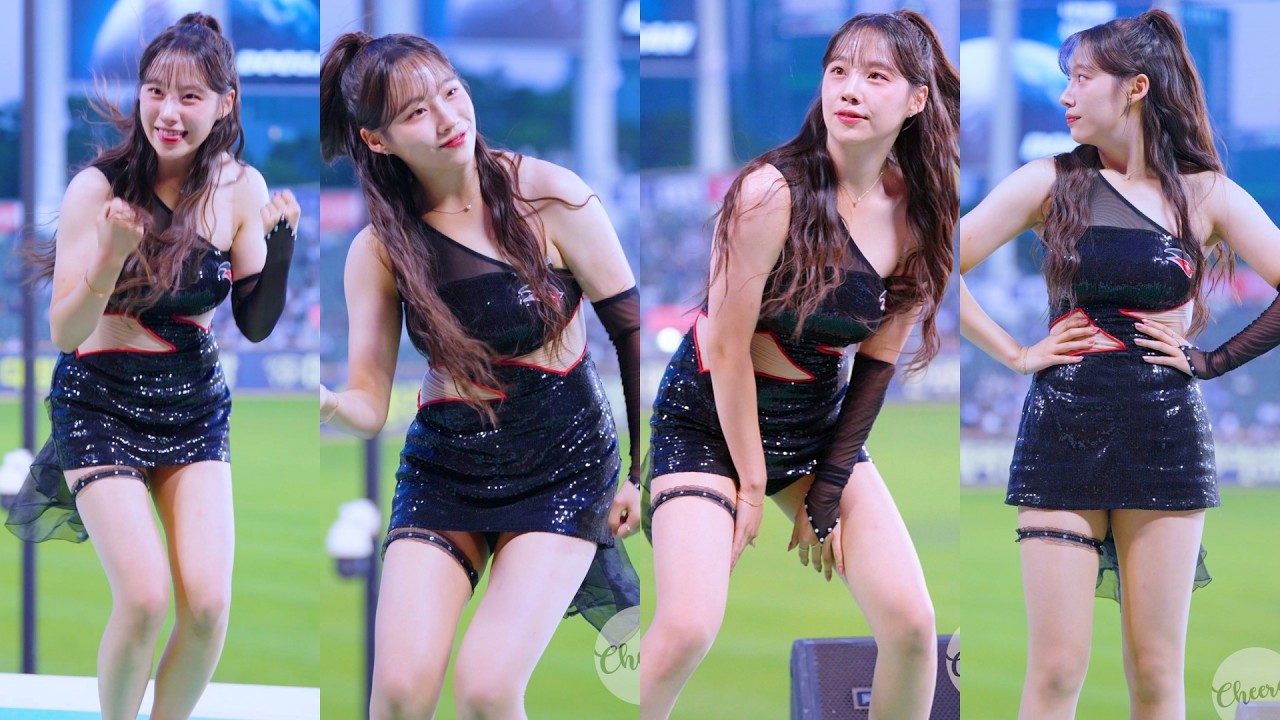 [4K] 탄탄막내 이서윤 치어리더 직캠 Lee Seo-Yun cheerleader KT위즈 250429