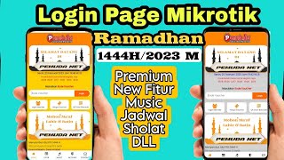 Login Page Mikrotik Ramadhan  - Dengan Full Fitur Terbaru Premium ( Update 1445H-2023 )