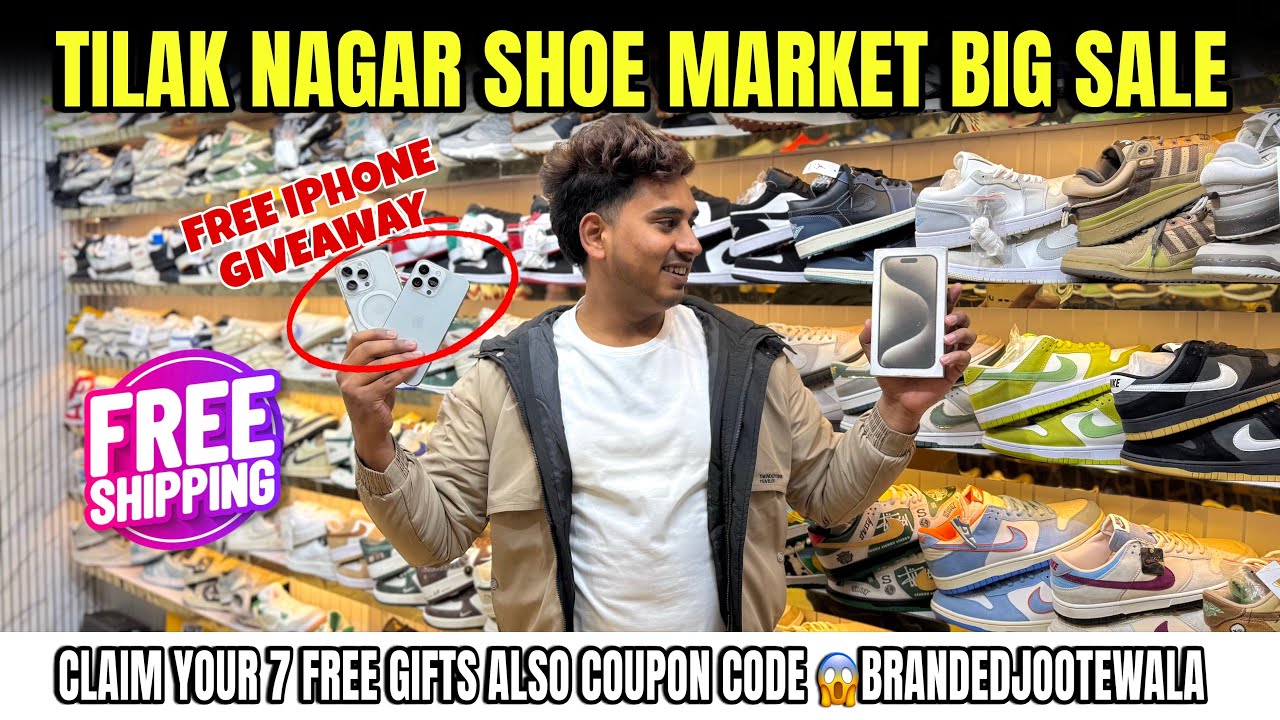 Tilak Nagar Shoe Market 😱॥ Big Shoe Sale Alert 😱॥ Cheapest Shoe Market in Delhi ॥ Branded Shoe Sale 