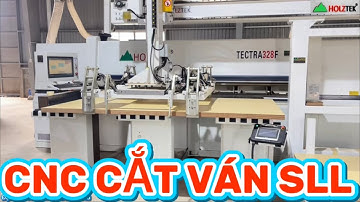 MÁY CƯA PANEL SAW CNC OPTIMIZE THÊM BỘ GẮP VÁN TỰ ĐỘNG TECTRA 328F.