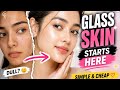 Affordable Glass Skin Routine for Beginners #glowingskin #glassskin #glowup #koreanskincare #viral