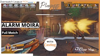 ALARM MOIRA POV | Full Match | Fusion vs Valiant | OWL Season 2020 Playoffs Winners Semifinal