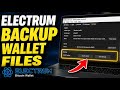 How to backup Electrum server settings and wallet files - Step By Step