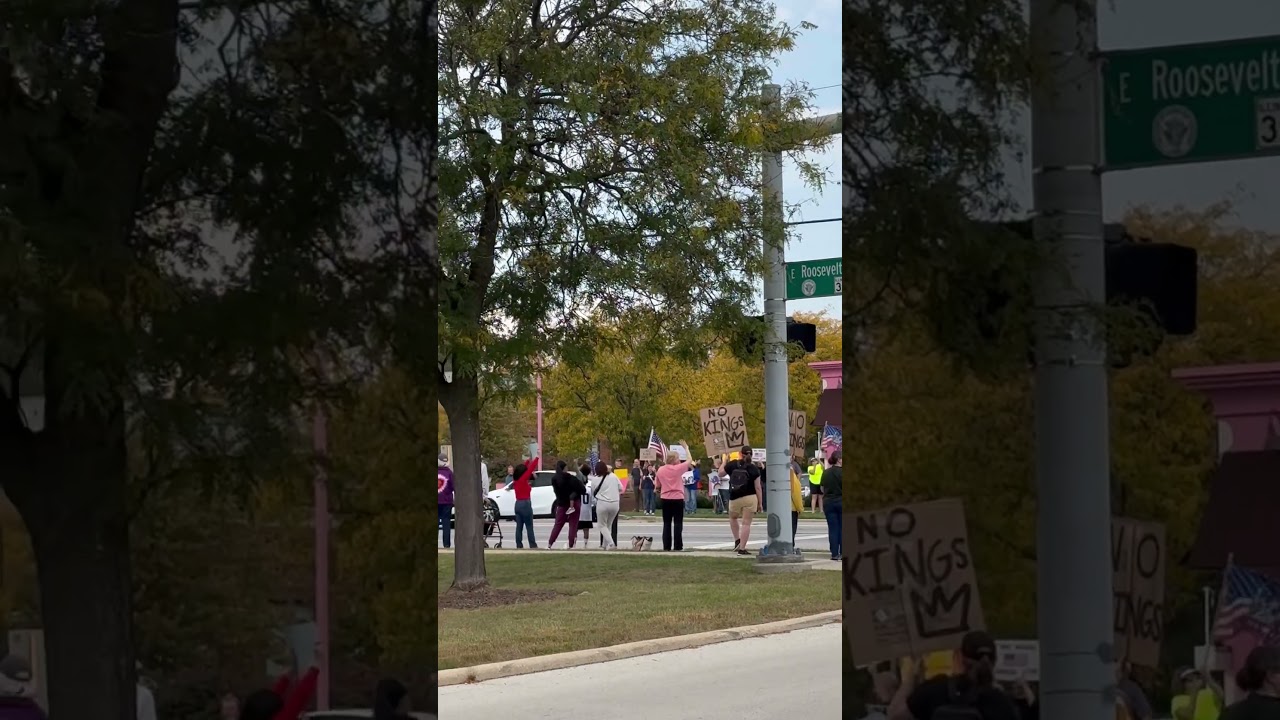 No King Protest Spreads Across Chicago Suburbs 