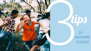 Famous 3 Tips for Maintaining Attention | Sunday School Solutions Net Worth