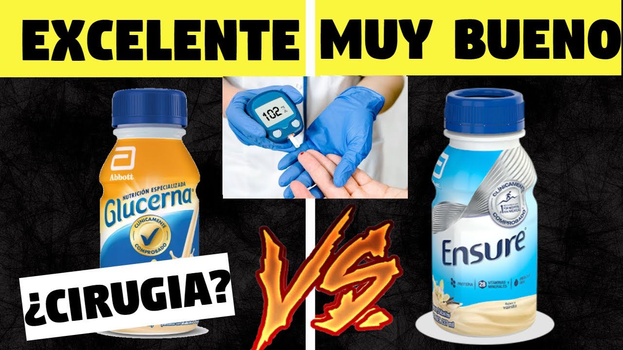 ENSURE vs GLUCERNA ¿Controlan la diabetes? YouTube