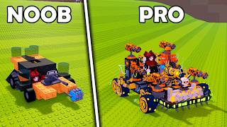 NOOB KE PRO RAKIT MOBIL OP BUAT NABRAK ZOMBIE-ZOMBIE! | BUILD AND KILL ZOMBIES