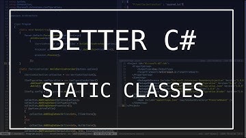 Better C# - Static Classes (and how to get rid of them!)