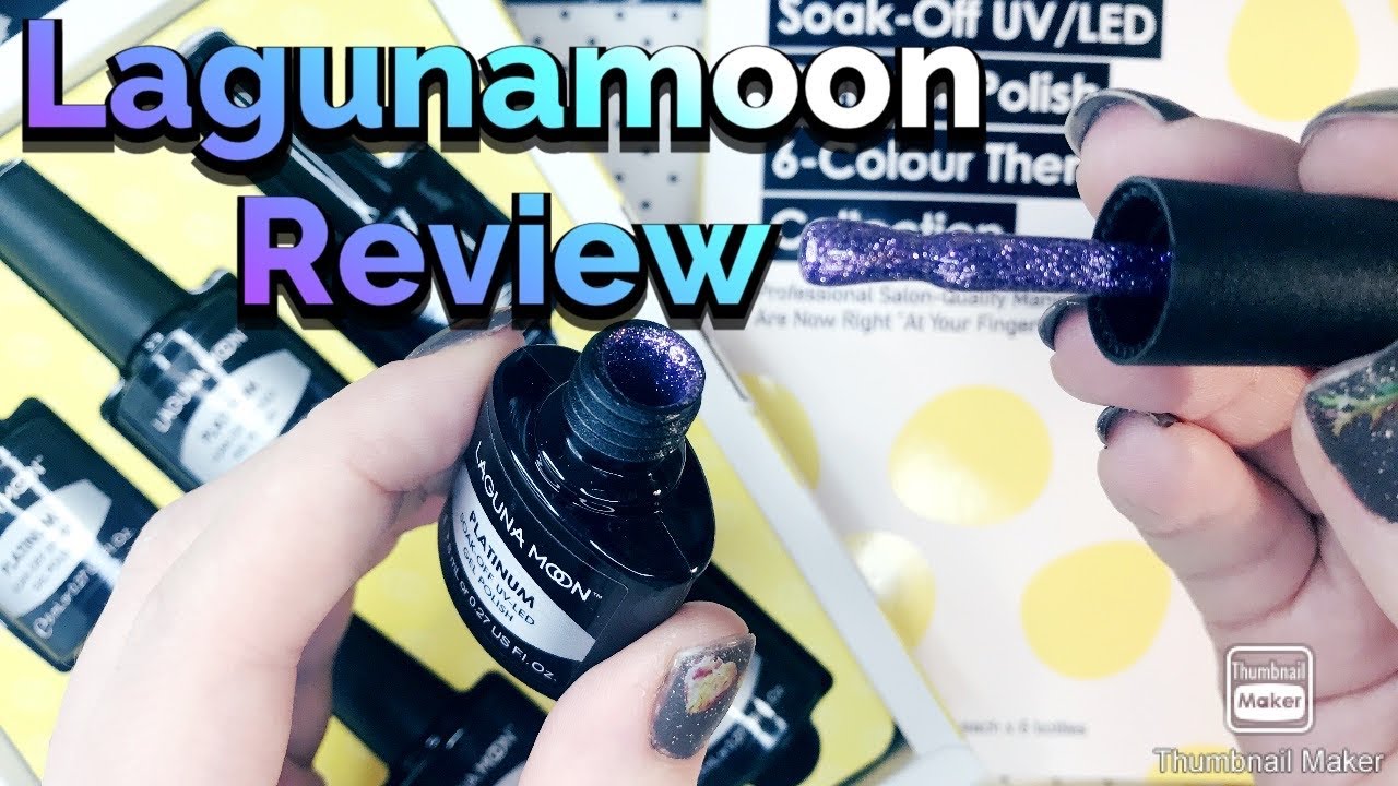 LAGUNA MOON GEL POLISHES UNBOXING AND REVIEW