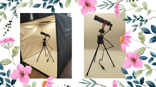 Unboxing my Light box, microphone and phone light stand