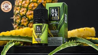 BLVK ALOE PINEAPPLE REVIEW #vape #vapelife #vaping #vapeshop #asmr #vapelove @BLVKEliquid