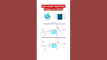 Isolation and voltage level shifting using optocoupler