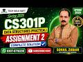 CS301P Assignment 2 Solution Spring 2026 | Data Structures Practical | 100% Solved | VU Assignment